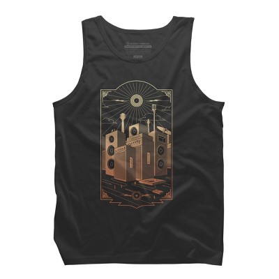 Men's Design By Humans Sound City By Gammaray85 Tank Top