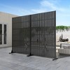 PexFix Outdoor Metal Privacy Screen Garden Fence - 2 of 4