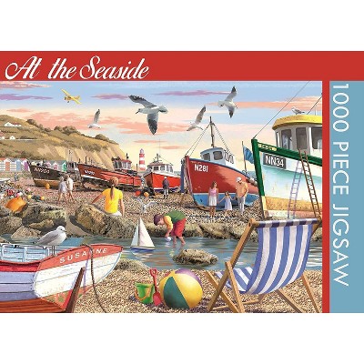 The Gifted Stationary 1000 Pieces At The Seaside Jigsaw Puzzles for Adults, Family Fun Puzzle