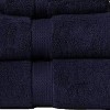 Cozy Home 100% Cotton 6 Piece Towel Set Navy - 3 of 3