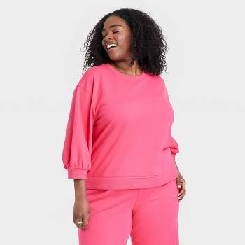 Women's Hooded Love Sweatshirt - A New Day™ Pink Xxl : Target