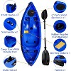 Kids Youth Kayaks, 7FT Sit on Top Fishing Kayak for Child with Paddle, Capacity of 88LBS, Hard Shell Recreational Ocean Kayak - 3 of 4