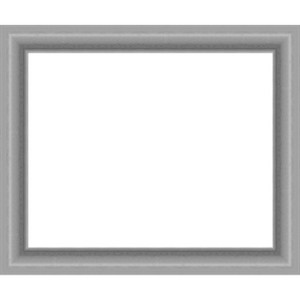 Amanti Art Peak Polished Nickel Framed Dry Erase Magnetic Board - 1 of 4