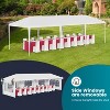 FDW Party Tent Portable Outdoor Canopy Tent Sturdy  Easy Assembly Outdoor Tents for  Wedding Partfor Camping Shelter BBQ Cater Events Beach - 4 of 4
