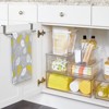 mDesign Plastic Stackable Kitchen Pantry Storage Organizer with Drawer - 3 of 4