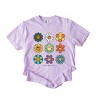 Simply Sage Market S.W.Smiley Flowers Stacked Garment Dyed Tee - 3 of 4