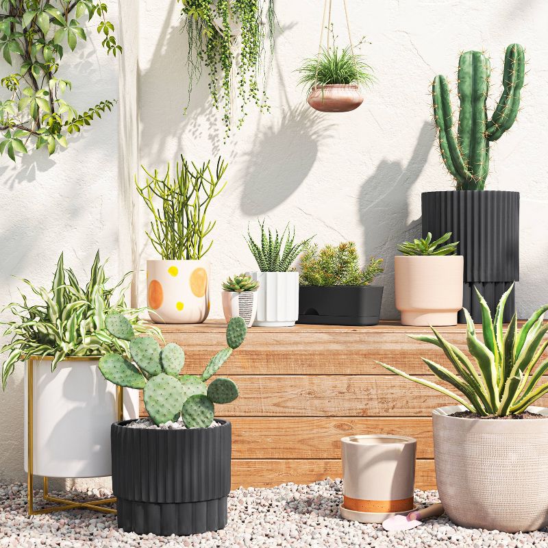 Geared Terracotta Indoor Outdoor Planter Pot  - Threshold™, 2 of 7