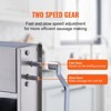 VEVOR Manual Sausage Stuffer, 10 L / 22 LBS Vertical Sausage Machine, Dual-Speed Meat Stuffer, Made of Food-Grade 304 Stainless Steel, Silver - 3 of 4