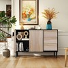 Syemin Storage Cabinet with 3 Drawers and 2 Doors with Adjustable Shelves for Entryway, Living Room, Office, Dining Room, - 4 of 4