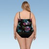 Aqua Green, Women's Triple Tier Tankini - 3 of 3