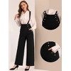 INSPIRE CHIC Women's Casual Office Adjustable Straps Wide Leg Jumpsuits - 2 of 4