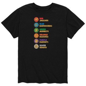 Men's - Legends of The Hidden Temple - Logo with Team Icons Short Sleeve Graphic T-Shirt - 1 of 4