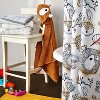Sketched Woodland Kids' Shower Curtain - SKL Home: Forest Animals, 72x70, Multicolored, Polyester, Buttonhole Top - 4 of 4