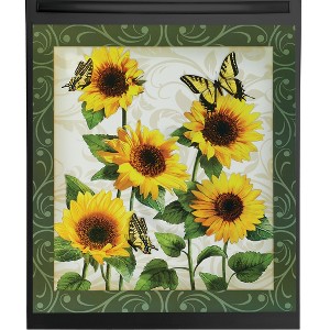 Collections Etc Beautiful Sunflower Garden Kitchen Dishwasher Magnet - 1 of 2