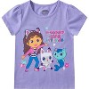 DREAMWORKS GABBY'S DOLLHOUSE Girls Short Sleeve T-Shirt and Legging Pants Set for Toddlers to Big Kids - 2 of 4