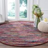 Rag Rug RAR128 Hand Woven Indoor Rugs - Safavieh - 2 of 4