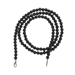 Unique Bargains Faux Pearl Handbag Strap Black 1 Pc - 1 of 4