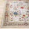 Hauteloom Neola White/Brown Damask Area Rug - 3 of 4