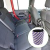 Unique Bargains Car Trash Can With Hook Hanging Front Rear Seat Cotton Trash Bin 1 Pc - 2 of 4