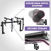 Liquid Stands 3 Tier Keyboard Stand w/ Wheels Music Studio Desk for Music Production for 49 54 61 88 Key - Rolling Home Studio Workstation DJ Table - 4 of 4