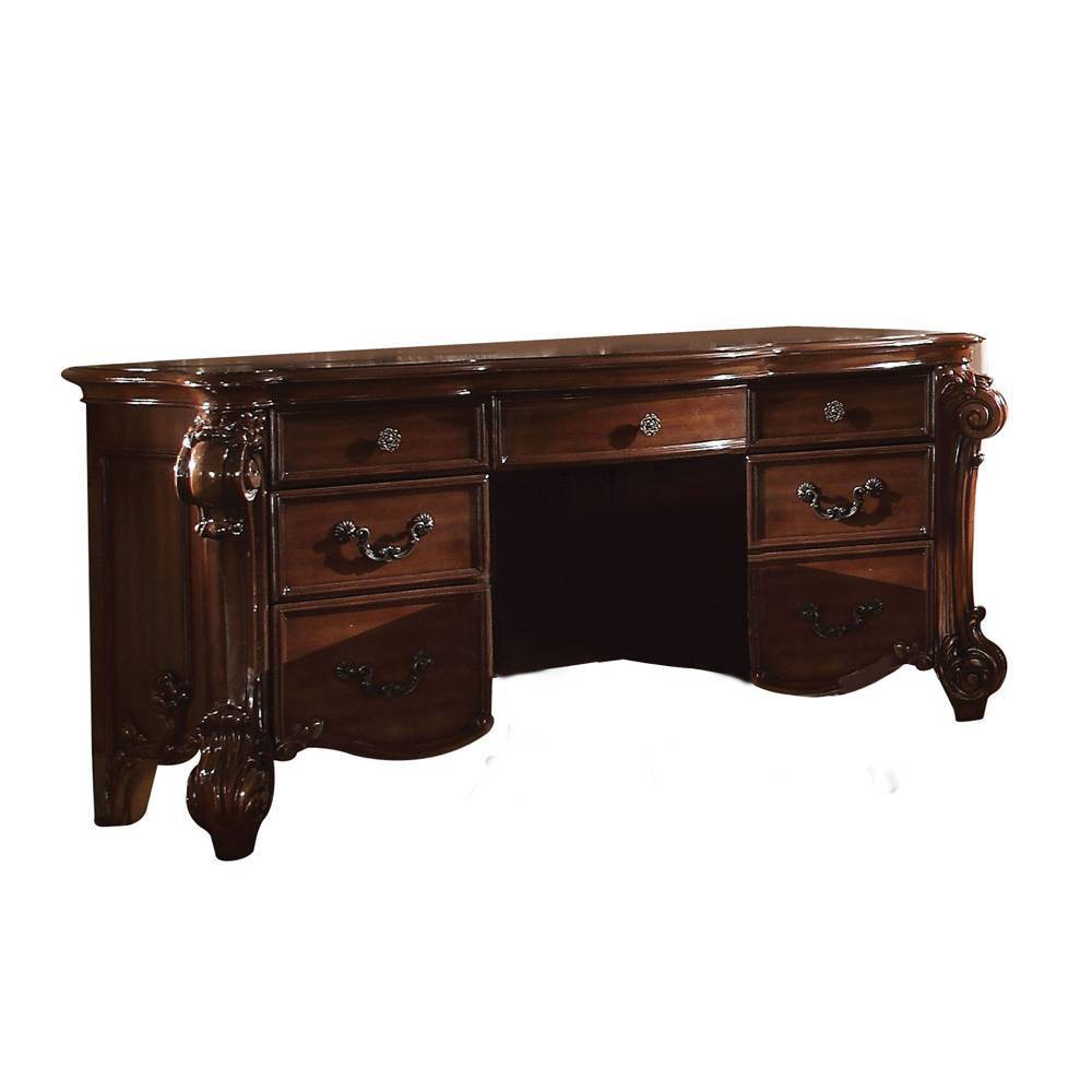 Photos - Other Furniture 65" Vendome Vanity Table Cherry Finish - Acme Furniture