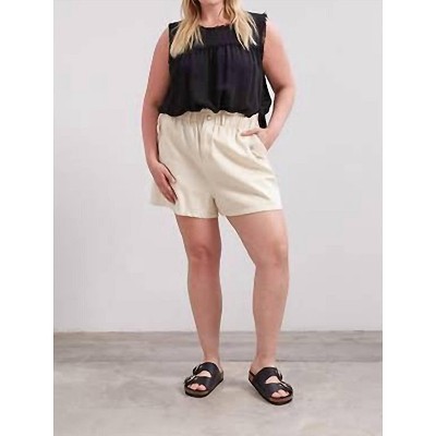 Women's Relaxed Paper bag Shorts - GILLI