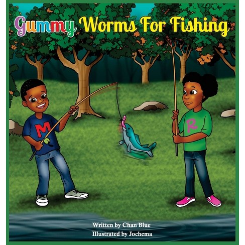 Gummy Worms For Fishing - By Chan Blue (hardcover) : Target