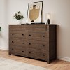 6 Drawer Dresser for Bedroom, Wooden Chest of Drawers, Anti-tipping Device, Fluted TV Stand, Storage Organizer for Living Room, Hallway and Entryway - 3 of 4
