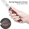 imarku Steak Knives, Serrated Steak knives Set of 6, Japanese HC Steel Knife Set, Premium Serrated Carbon Stainless Steel 9 Inches Steak Knife, Silver - 2 of 4