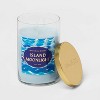 Lidded Glass Jar Candle Island Moonlight - Opalhouse™ - image 3 of 3