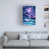 Anthony Casay 'Jumping Dolphins' Canvas Art - 2 of 4