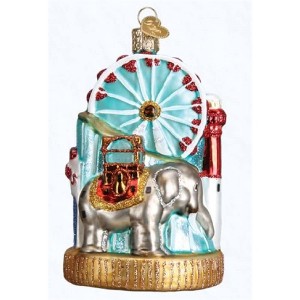 Old World Christmas Glass Blown Ornament for Christmas Tree, Jersey Shore - 1 of 4