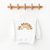 The Juniper Shop Lil Brother Stacked Curved Toddler Graphic Sweatshirt - 2 of 2