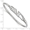 Black Bow Jewelry Sterling Silver Delta Gamma Greek Life Bangle Bracelet 8 Inch - 2 of 3