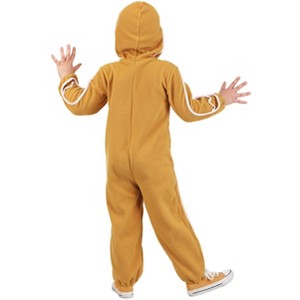 HalloweenCostumes.com 4T   Gingerbread Man Onesie Costume for Toddler's, White/Green/Brown - 1 of 1
