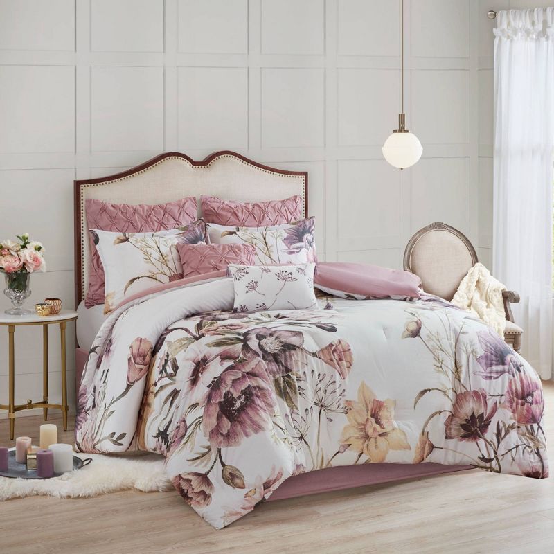 Maddy Cotton Printed Comforter Set, 3 of 15