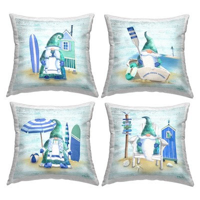 Stupell Industries Blue Coastal Gnome, 18 x 18