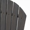 PAGED 2-Pieces Outdoor Dining Chairs Rustic Wood Patio Dining Chairs with Slatted Seating for Poolside, Balcony, Lawn - 2 of 4