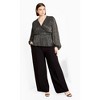 CITY CHIC | Women's Plus Size  Lilian Sparkle Top - black - 18W - 2 of 4