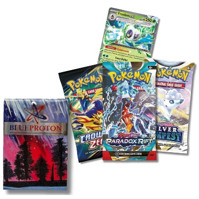 Exclusive Ultra Triple Booster Bundle | Includes 3 Booster Packs | 1 Bonus Ultra Rare | BlueProton Deck Box compatible with trading cards