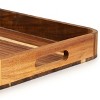 MegaChef Acacia Wood 17.75 x 12 Inch Rectangle Serving Tray - 4 of 4
