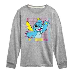Boys' - Disney - Lilo & Stitch Long Sleeve Graphic T-Shirt - 1 of 4