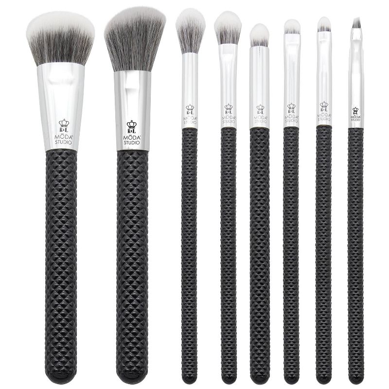 MODA Brush Finished and Fine 8pc Makeup Brush Deluxe Gift Kit, 4 of 6