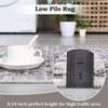 Vintage Area Rug, Large Washable Living Room Bedroom Rug Distressed Non-Slip Non-Shedding Low Pile Area Rug Floor Carpet for Dining Room Home - 3 of 4