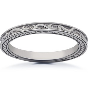 Pompeii3 Vintage Scroll Sophia Wedding Ring - 1 of 3