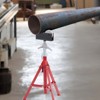V Head Pipe Stand 2500 LBS, Pipe Jack Stands Adjustable Height, Portable Pipe Stands, Pipe Supporting, Heavy-Duty Steel Jack Stand,Secure Stability - 4 of 4