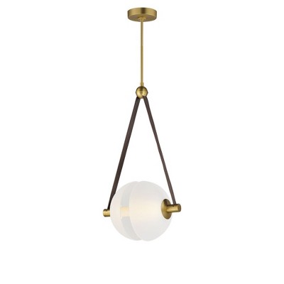 ET2 Lighting Dispatch 1 - Light Pendant in  Natural Aged Brass