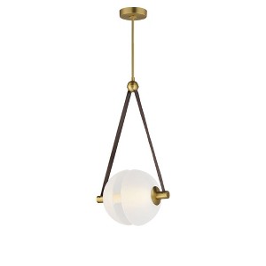 ET2 Lighting Dispatch 1 - Light Pendant in  Natural Aged Brass - 1 of 3