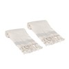 Olive & Linen Whisper Weight Natural Turkish Hand Towel - 2 of 4