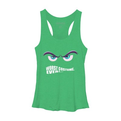 Women's Design By Humans Worst Costume Ever (Halloween) By Editive Racerback Tank Top